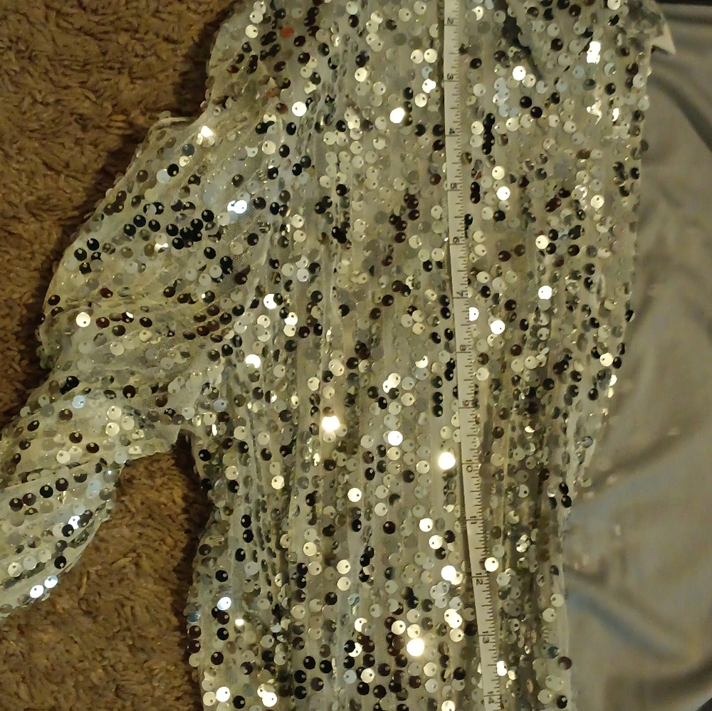 NY Collection Silver Jacket - Picture 7 of 8
